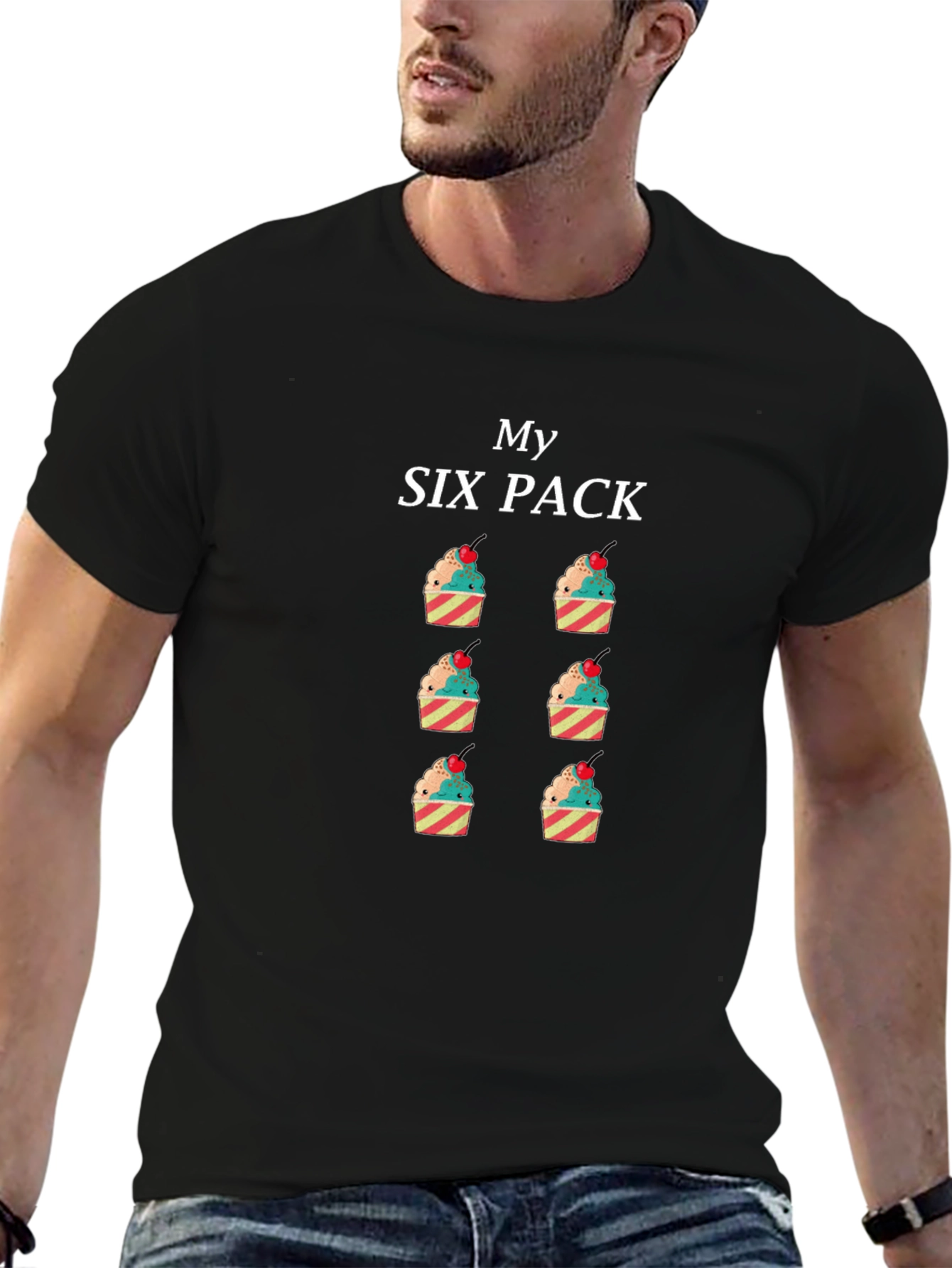 My Six Pack Cupcake T-Shirt
