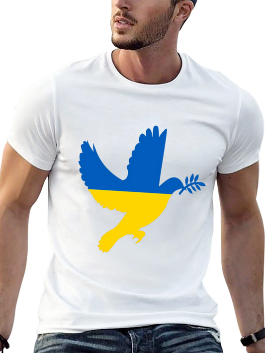 Ukraine Peace Dove T-Shirt - Stand for Unity