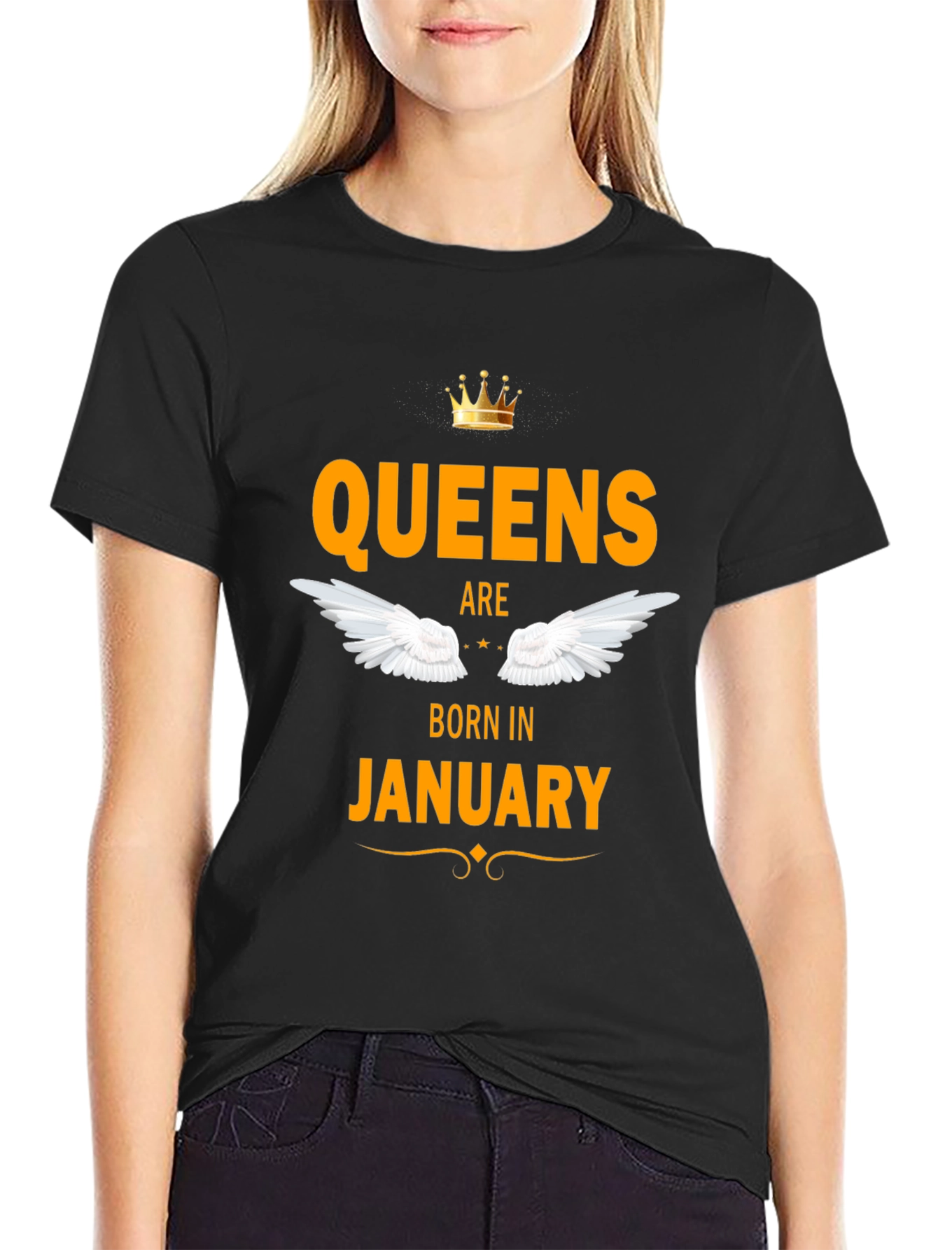 Queens Are Born In January T-Shirt