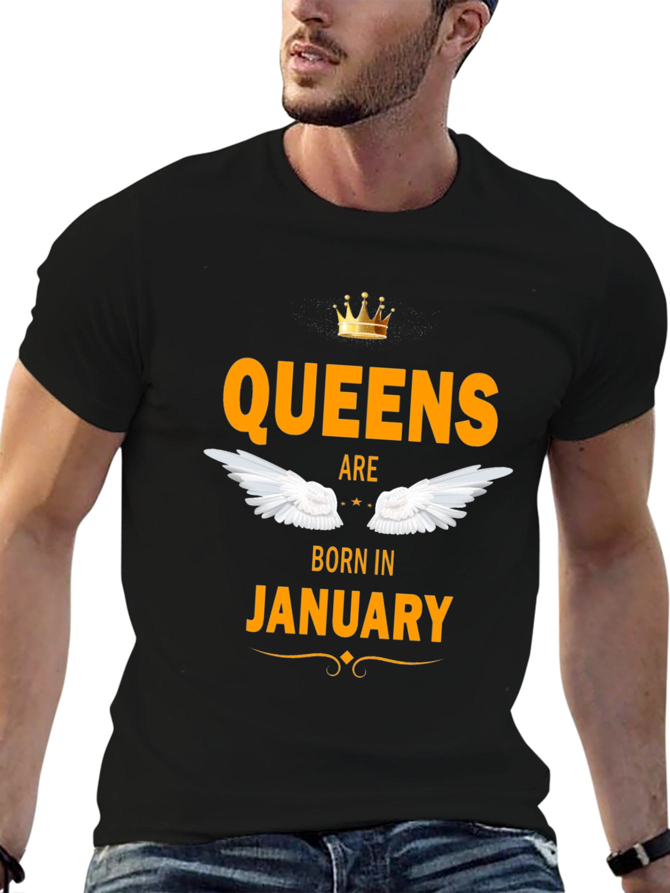 Queens Are Born In January T-Shirt