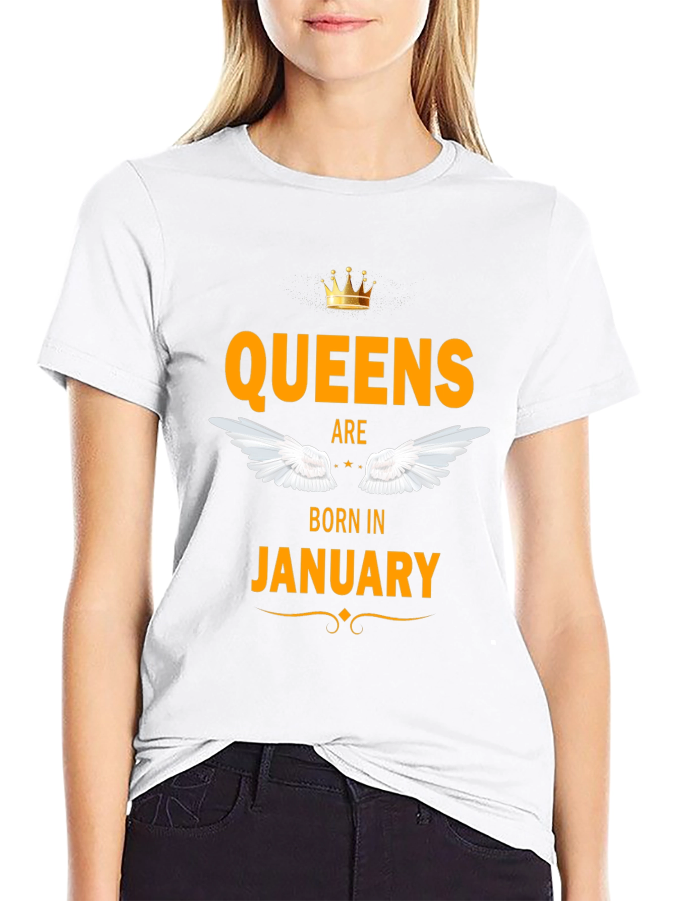 Queens Are Born In January T-Shirt