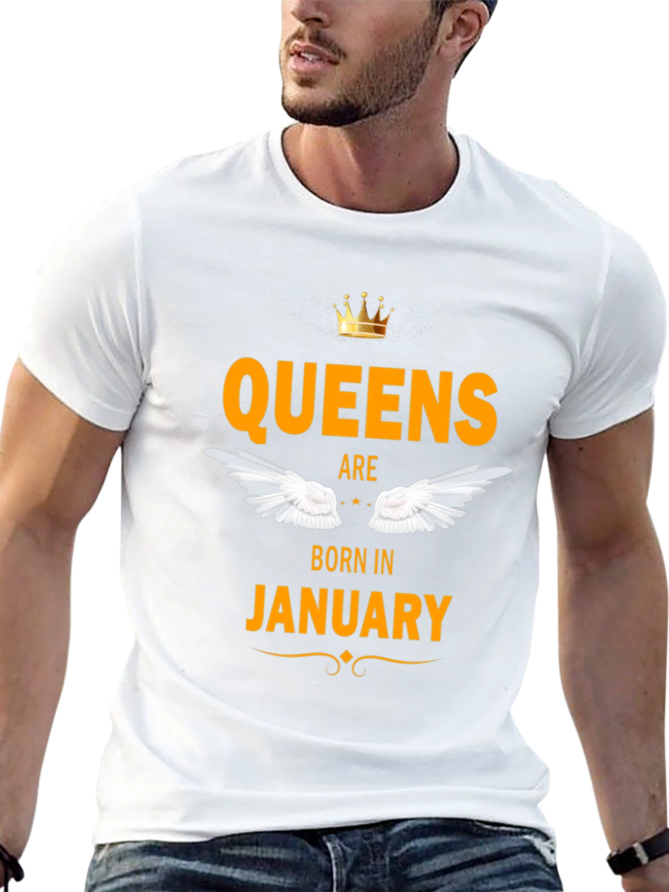 Queens Are Born In January T-Shirt