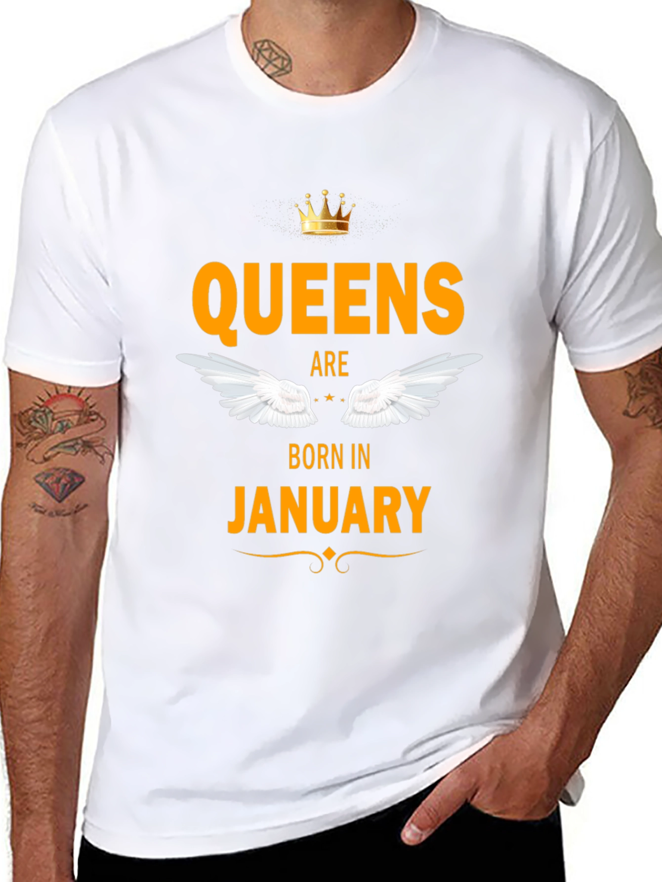 Queens Are Born In January T-Shirt