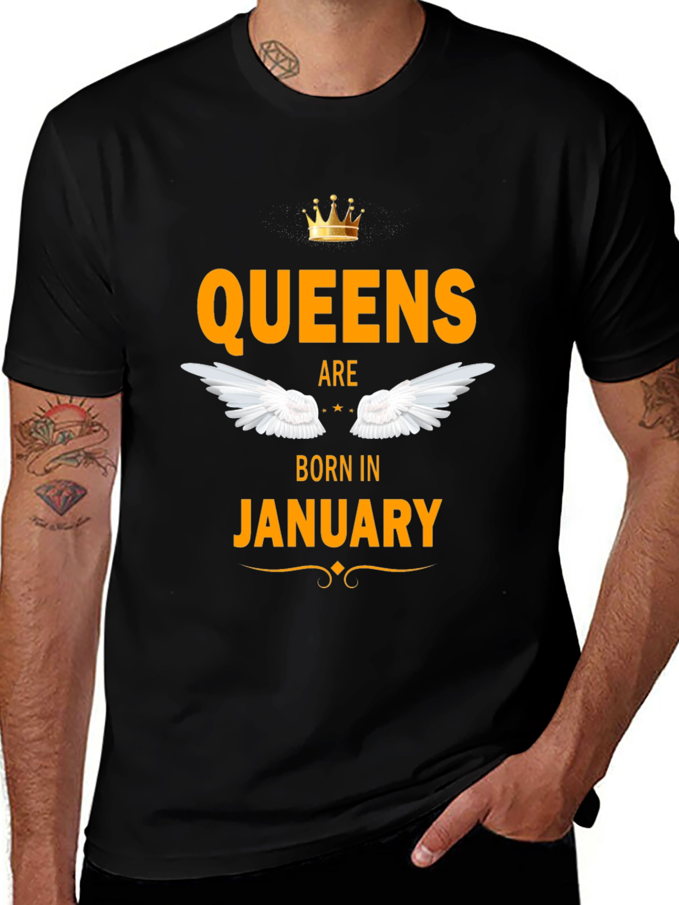 Queens Are Born In January T-Shirt