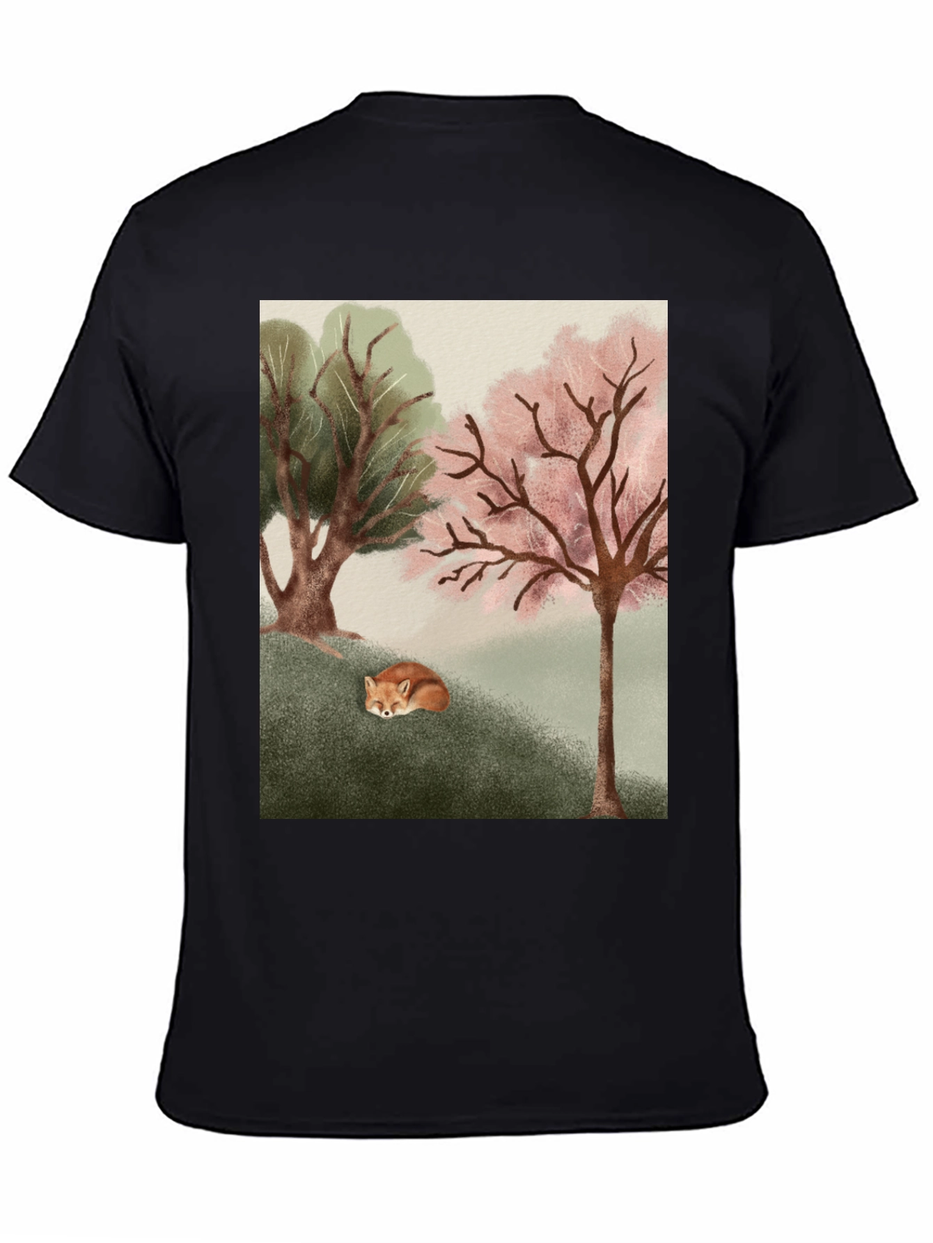Nature Fox Graphic Tee - Unisex Soft Cotton Shirt