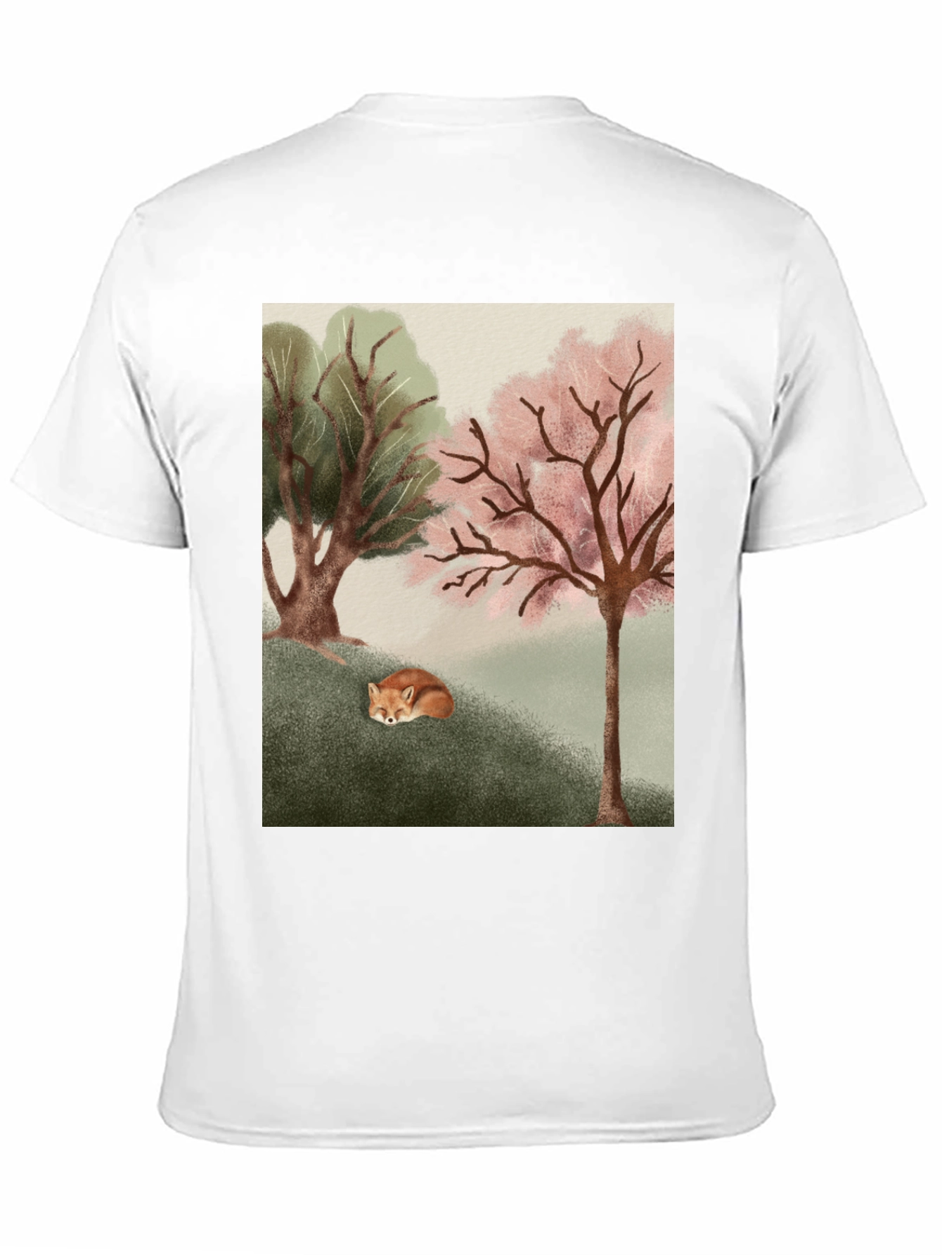 Nature Fox Graphic Tee - Unisex Soft Cotton Shirt