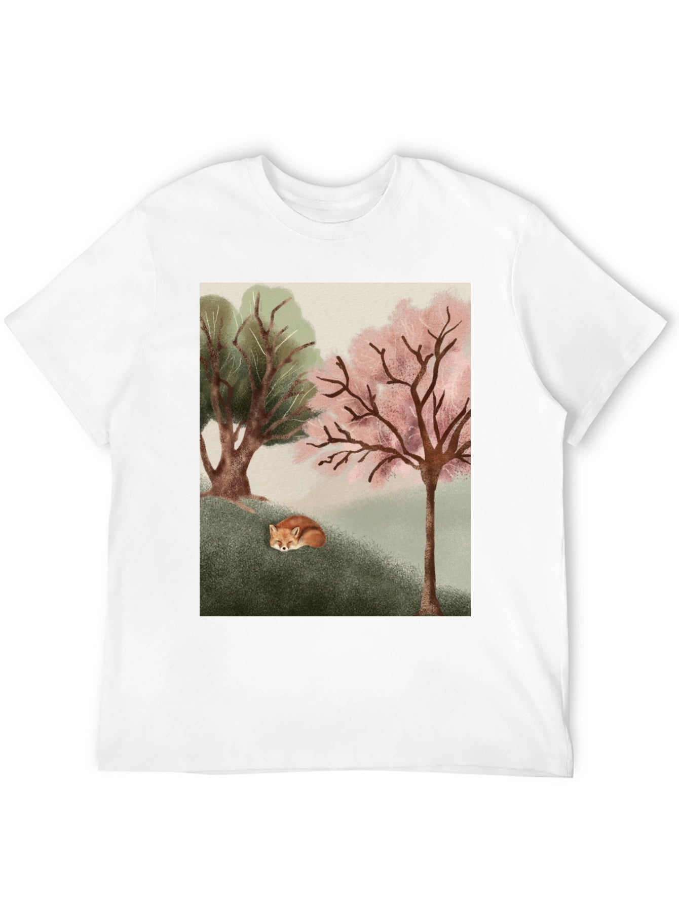 Nature Fox Graphic Tee - Unisex Soft Cotton Shirt