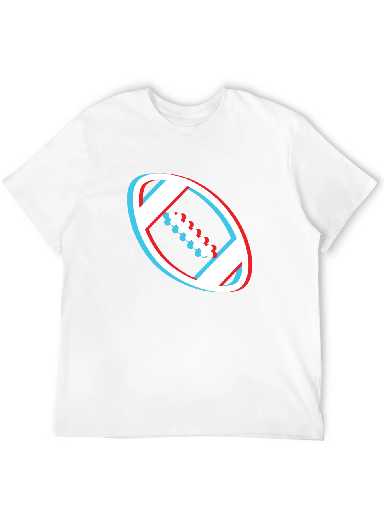 3D Football Graphic T-Shirt
