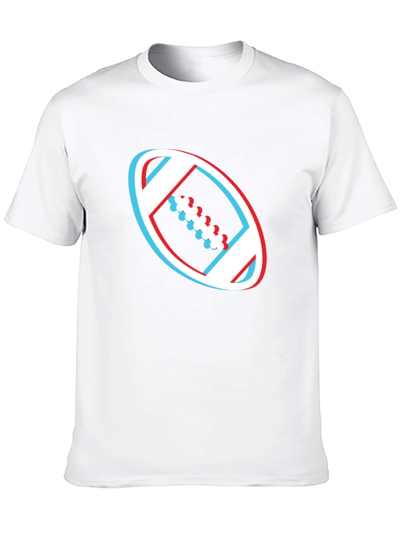 3D Football Graphic T-Shirt