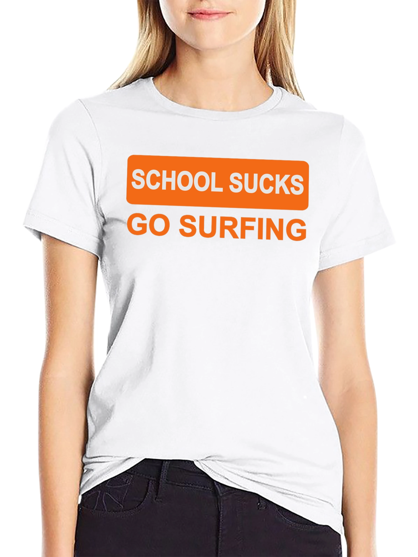 School Sucks Go Surfing T-Shirt