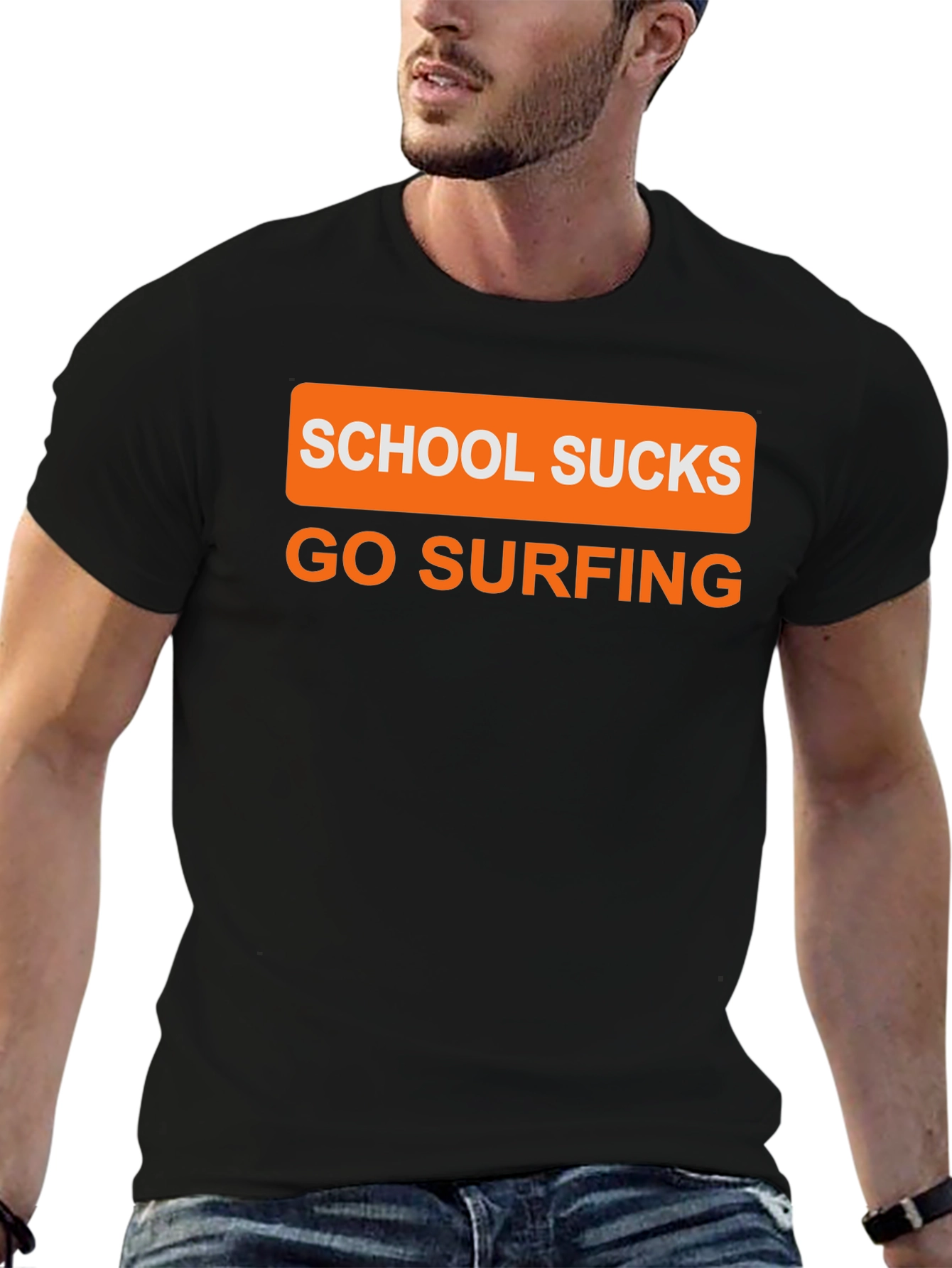 School Sucks Go Surfing T-Shirt