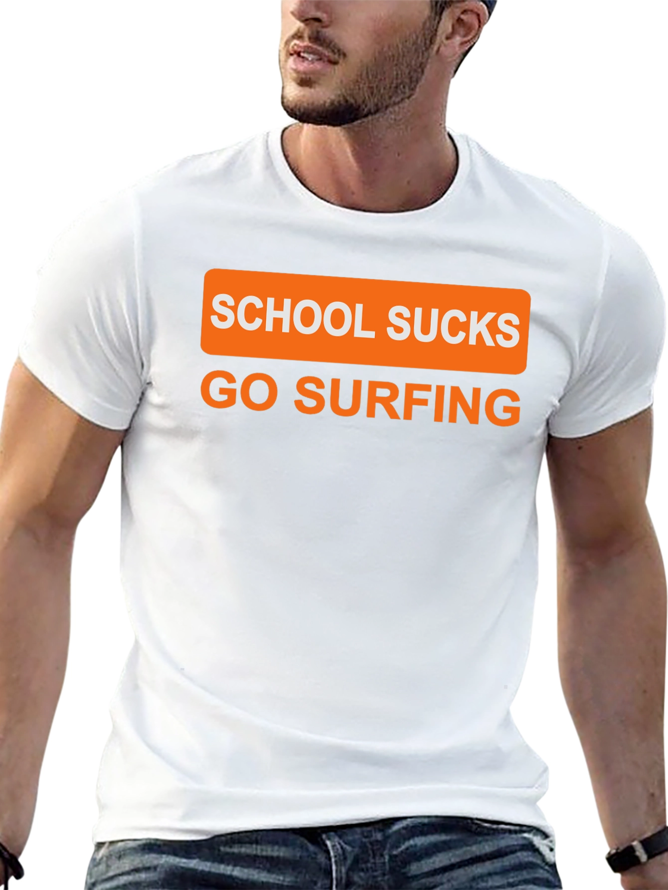 School Sucks Go Surfing T-Shirt