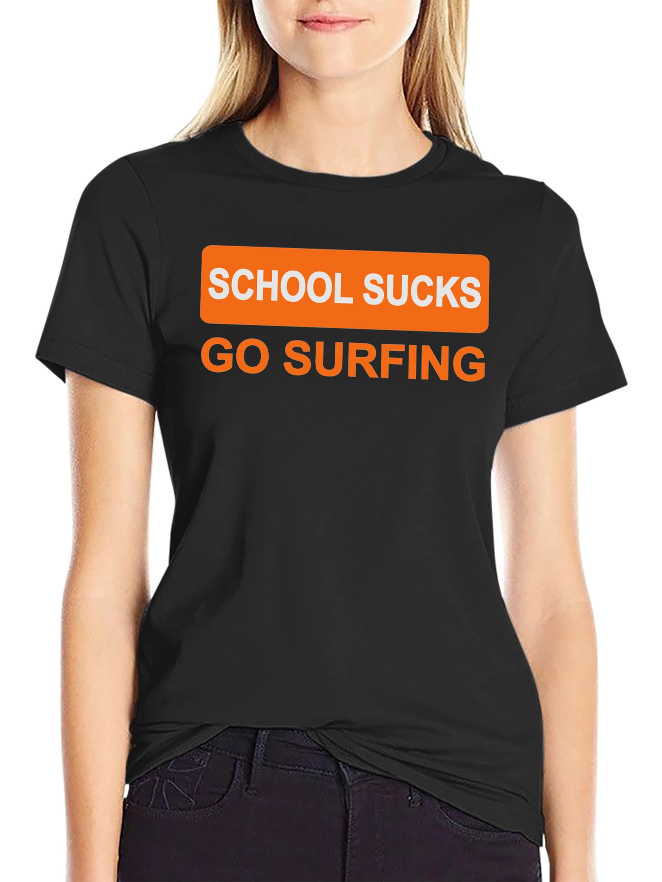 School Sucks Go Surfing T-Shirt