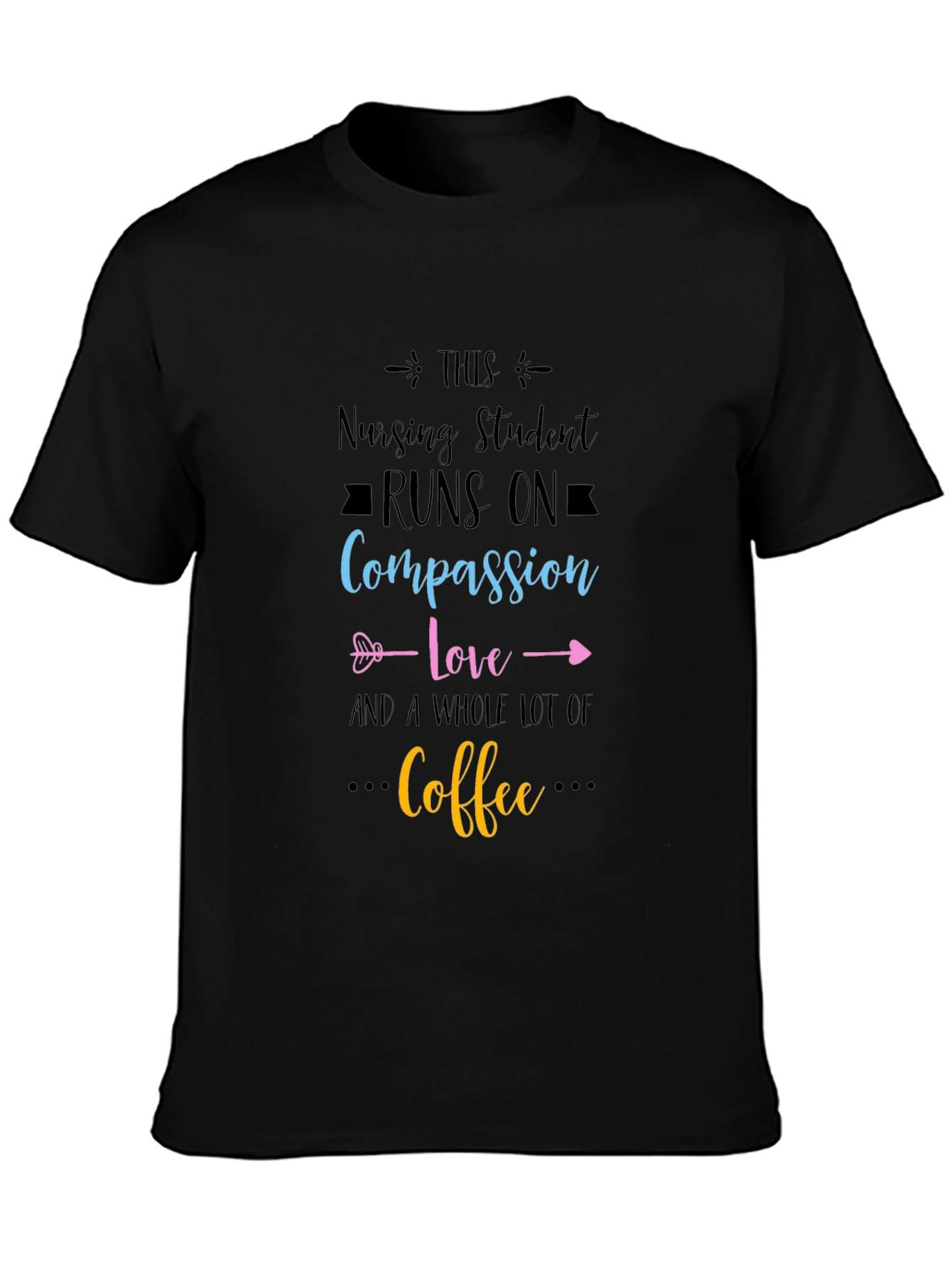 Nursing Student Compassion Love Coffee T-Shirt