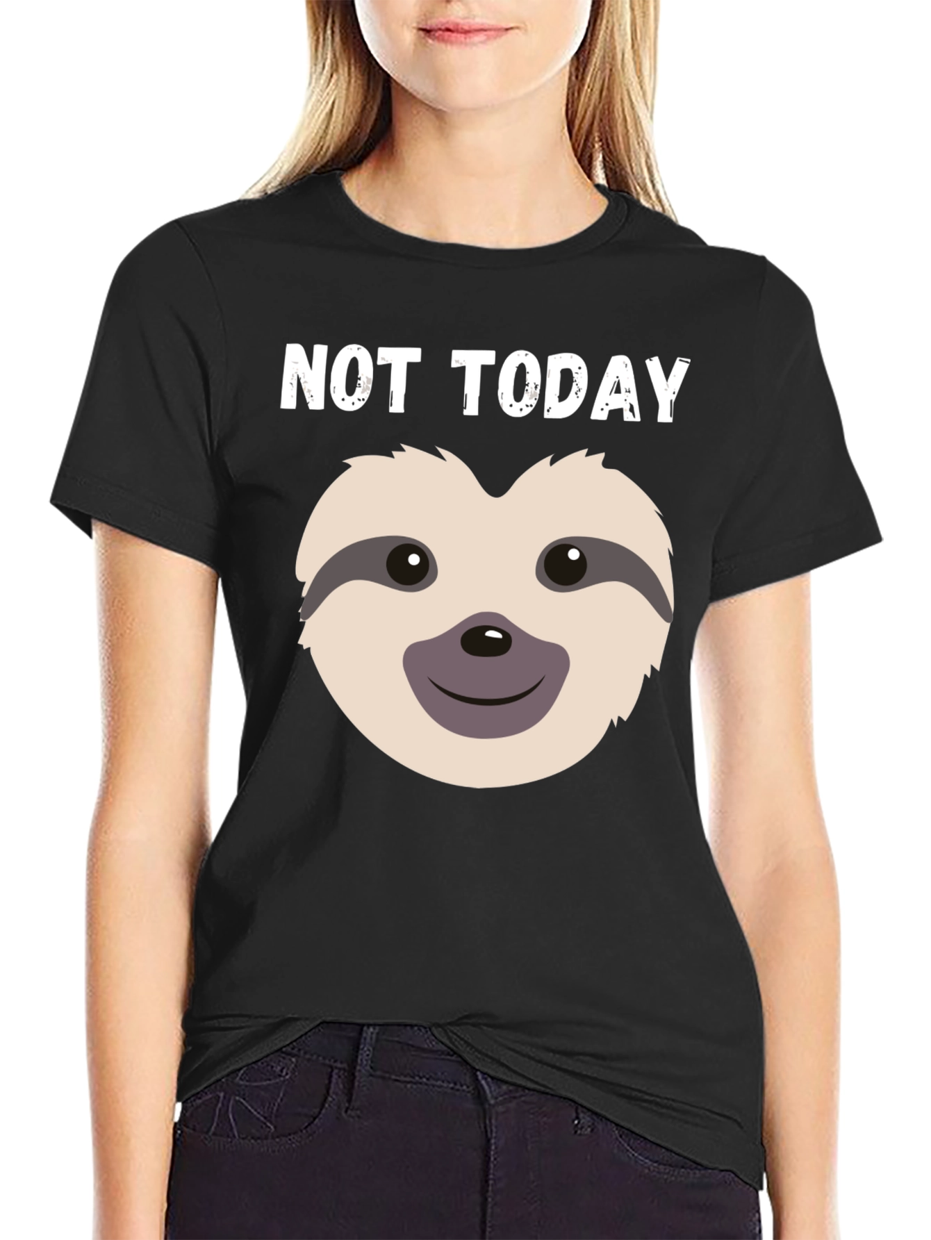 Not Today Sloth Graphic Tee - Relaxed Fit