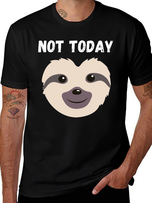 Not Today Sloth Graphic Tee - Relaxed Fit