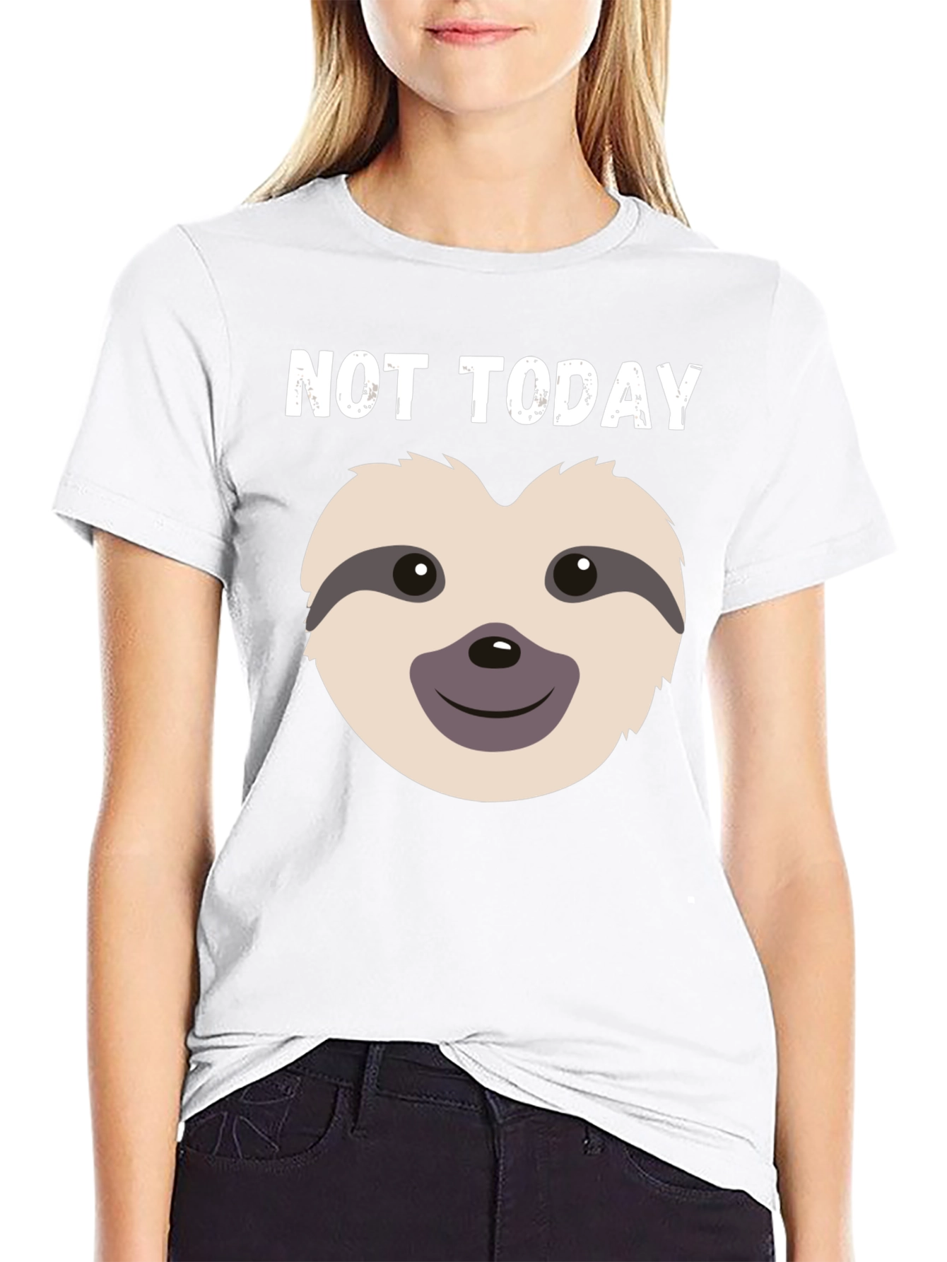 Not Today Sloth Graphic Tee - Relaxed Fit