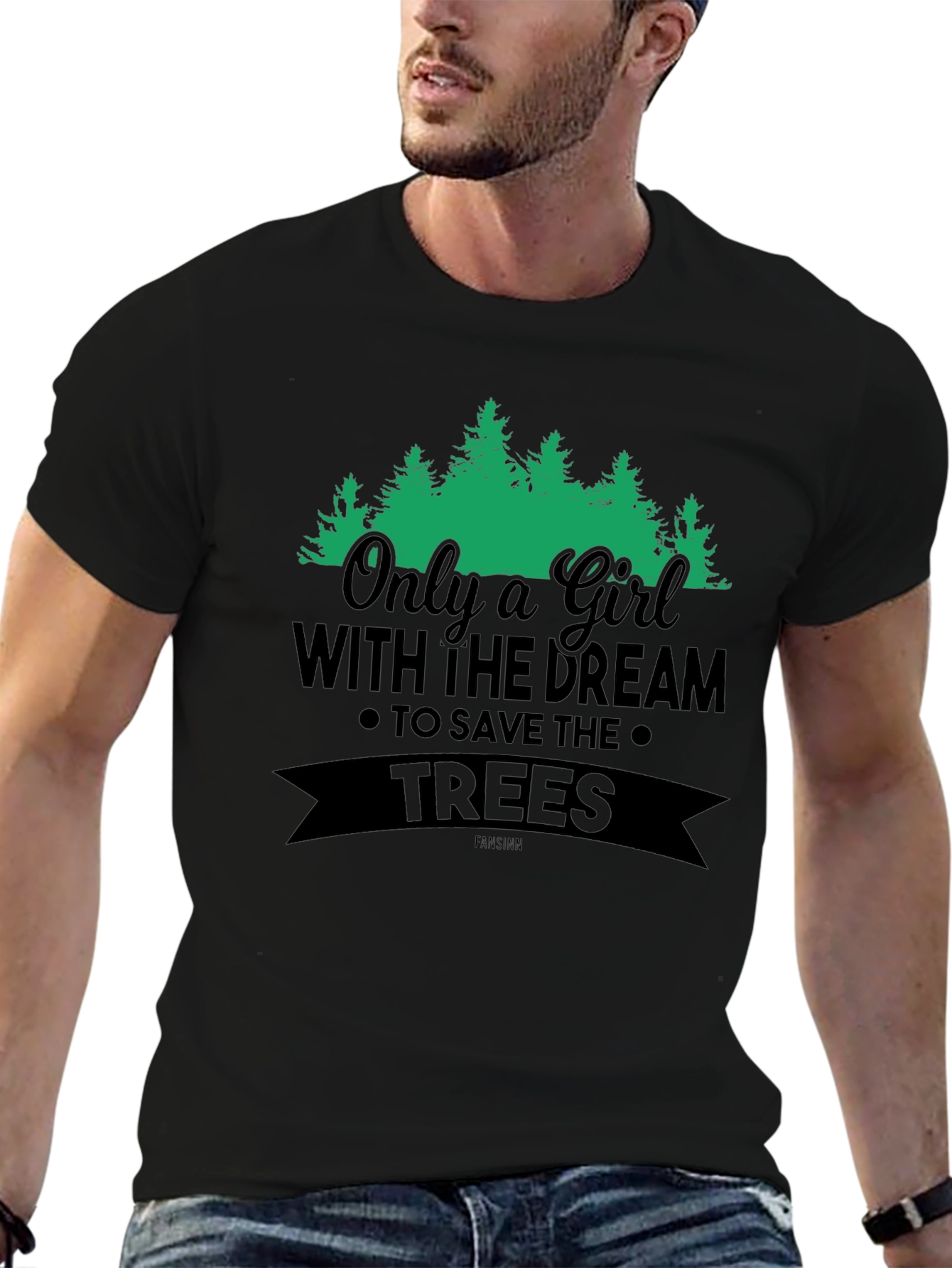 Save the Trees Black T-Shirt