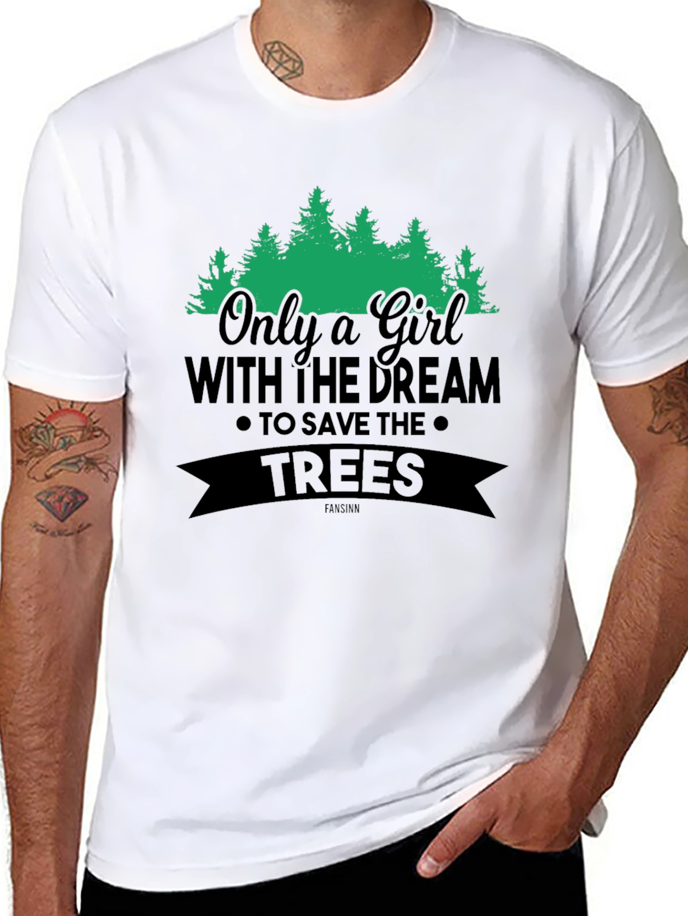 Save the Trees Black T-Shirt