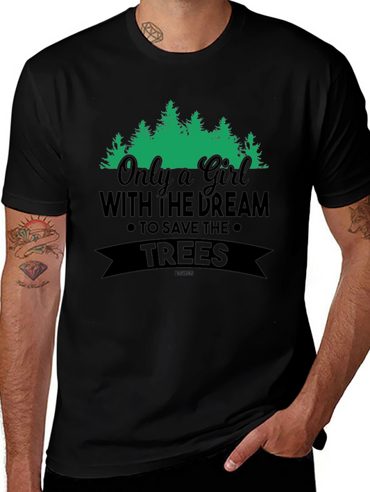 Save the Trees Black T-Shirt