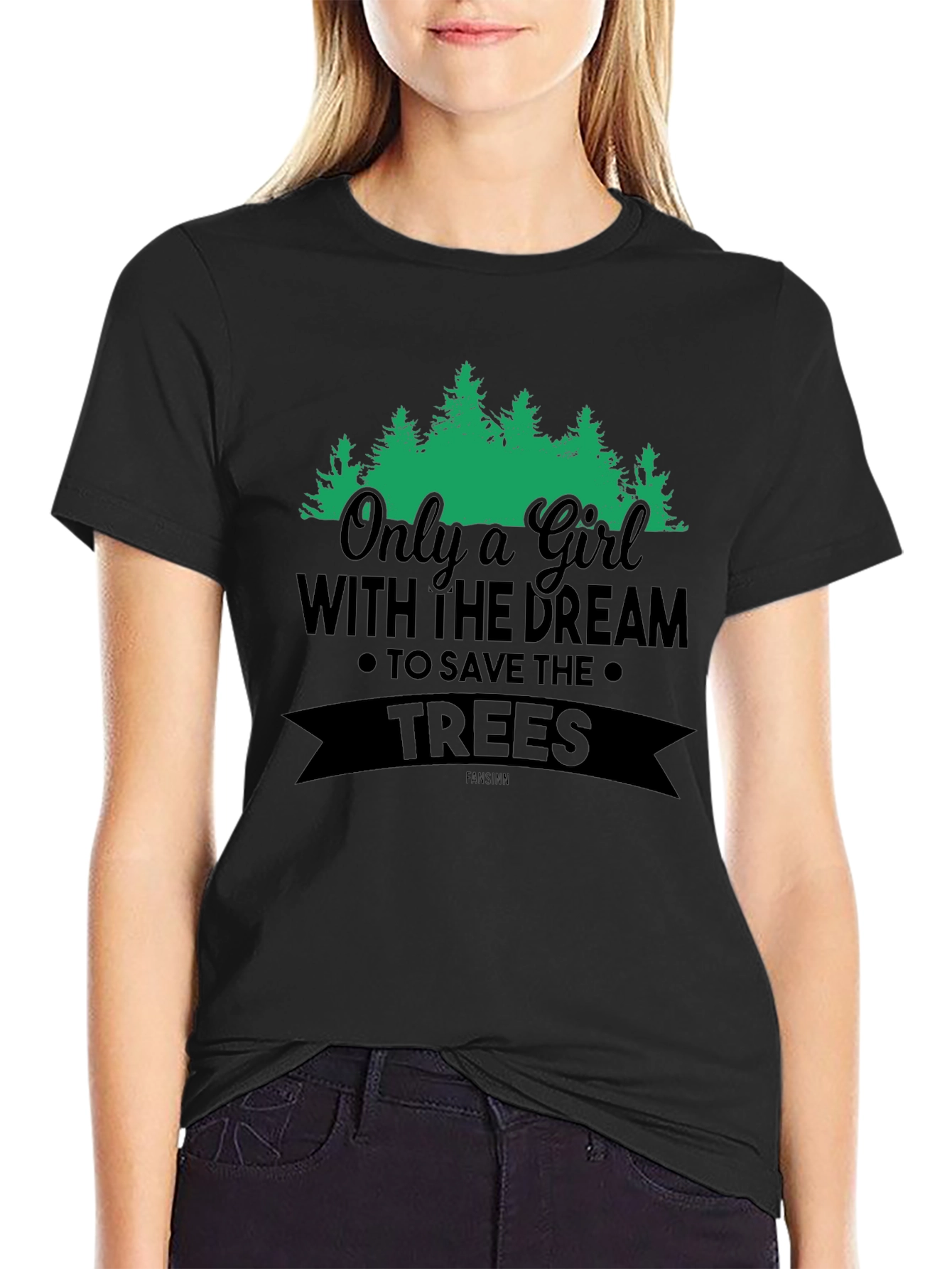 Save the Trees Black T-Shirt