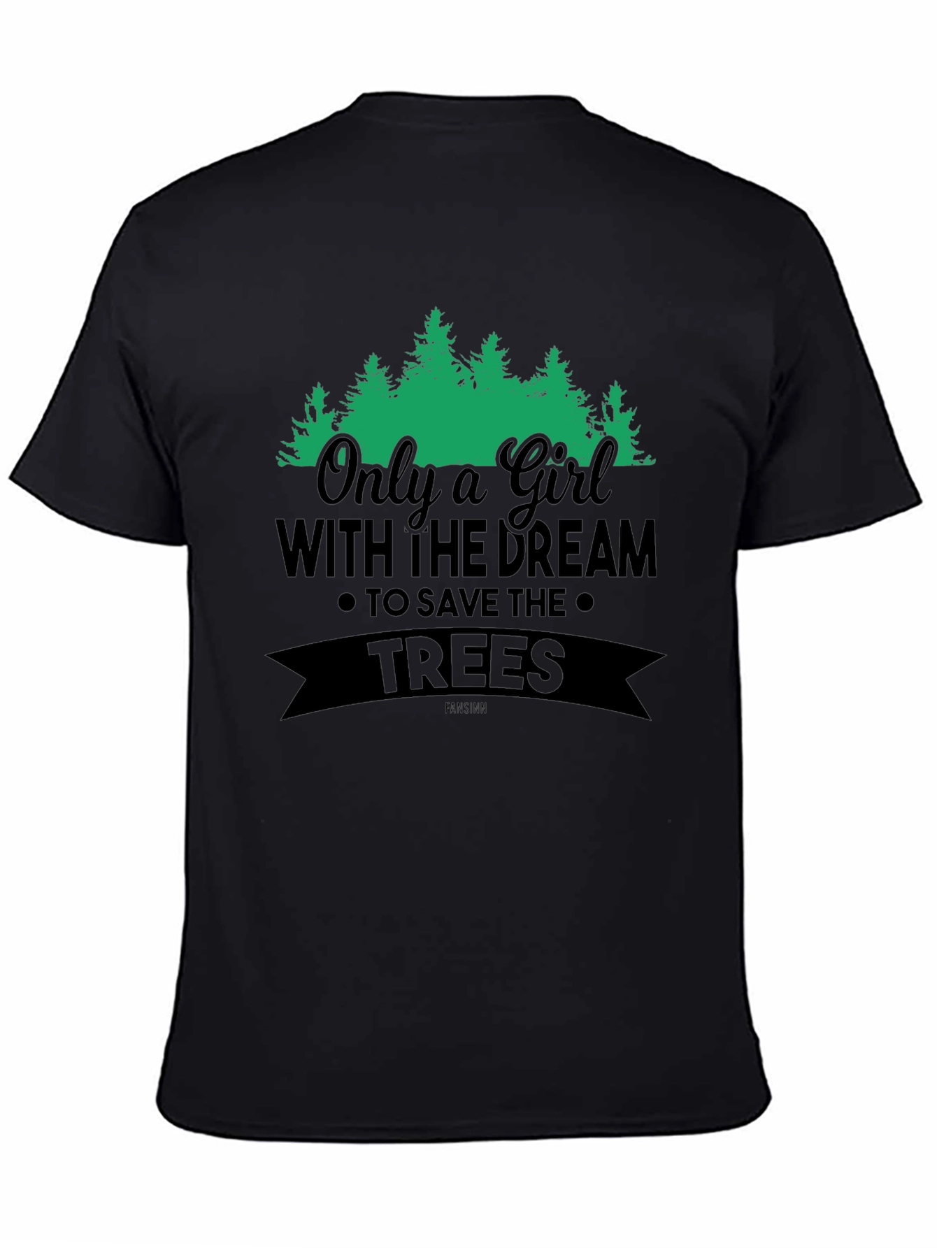 Save the Trees Black T-Shirt