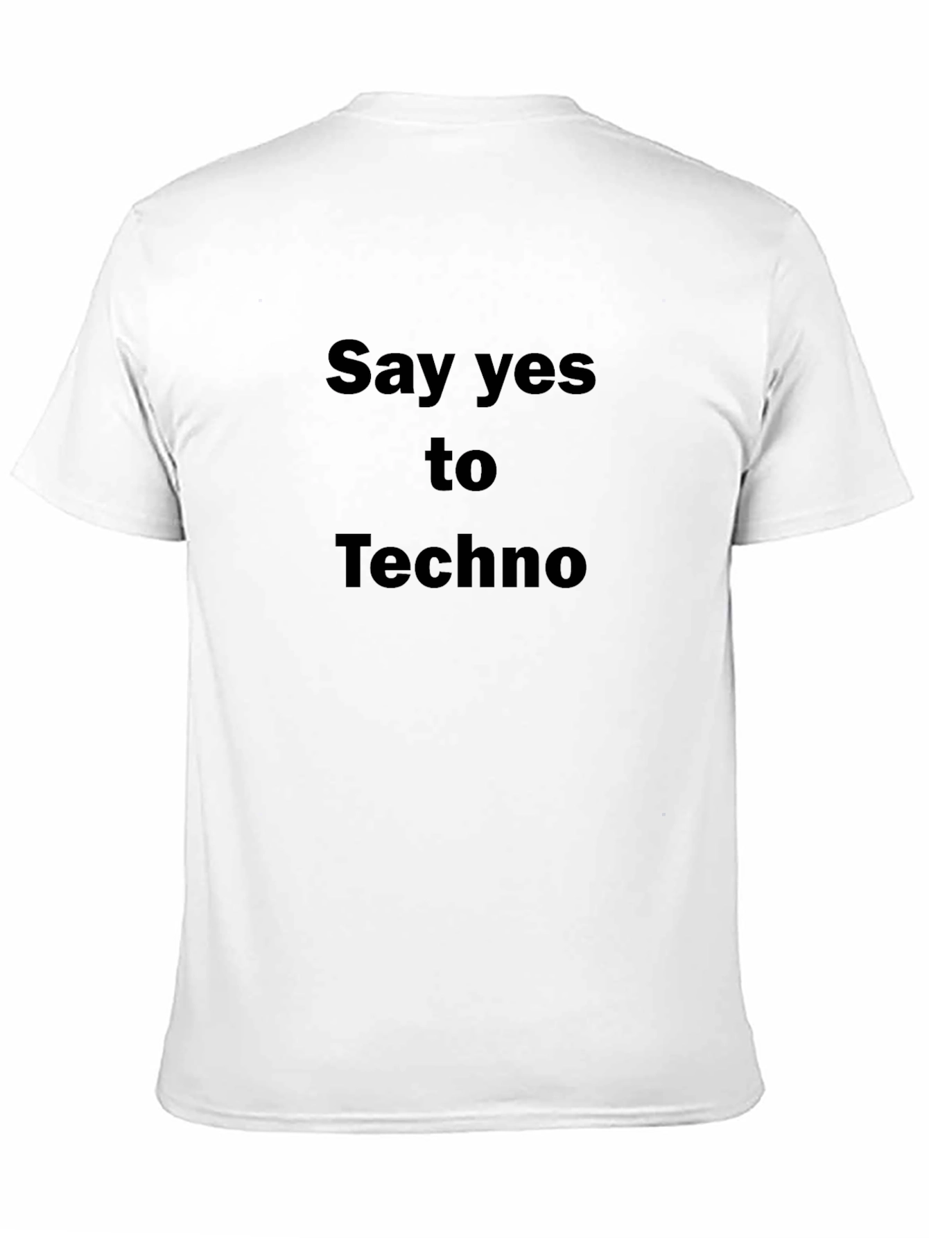 Say Yes To Techno Graphic T-Shirt
