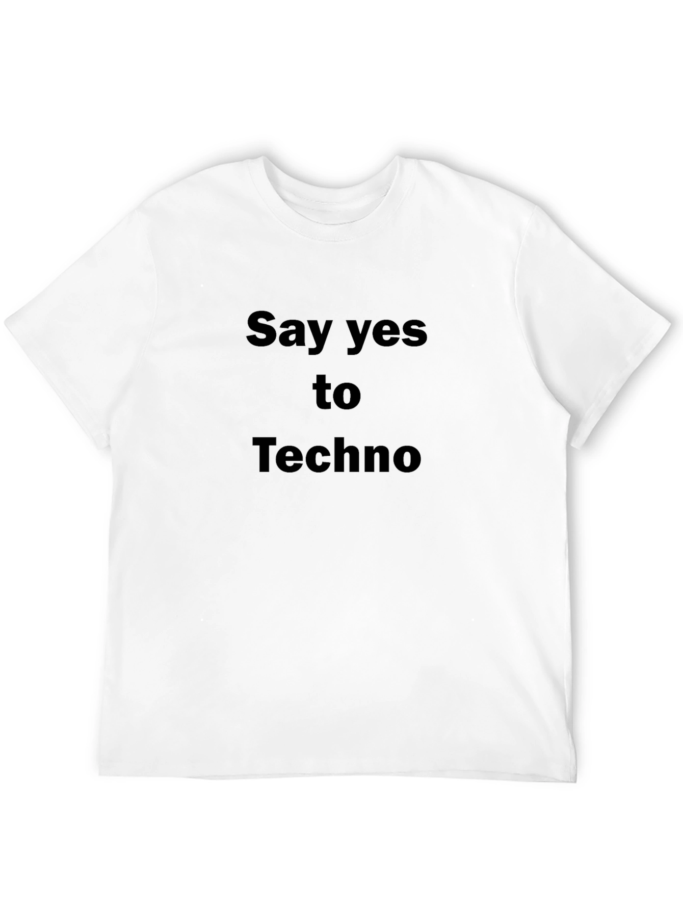 Say Yes To Techno Graphic T-Shirt