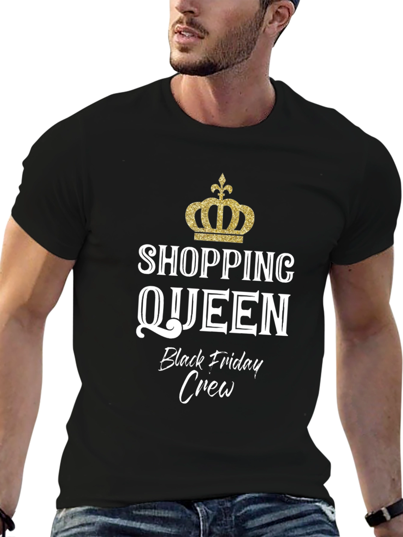 Shopping Queen Black Friday Crew T-Shirt