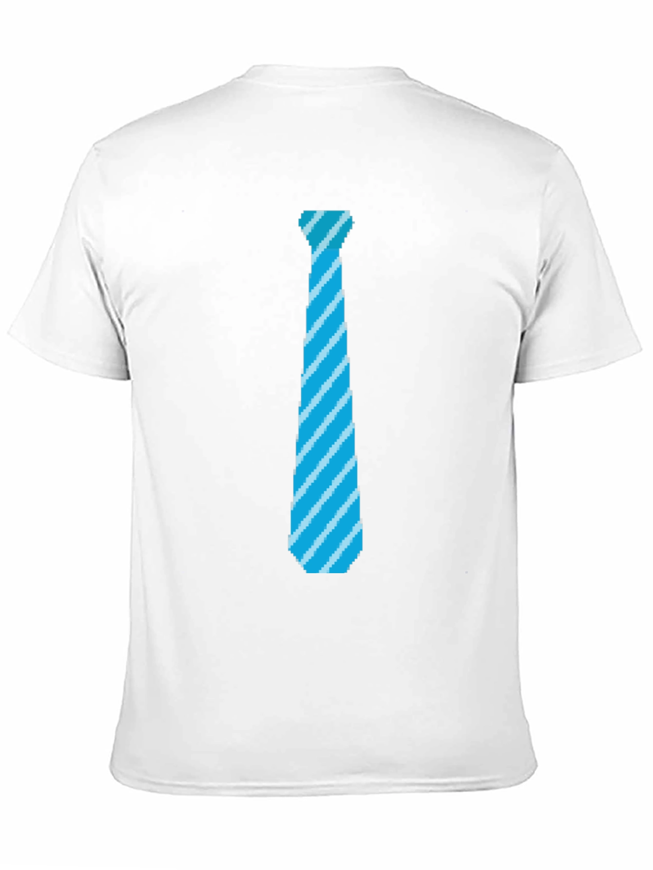 Pixel Tie Graphic T-Shirt - Fun Retro Design