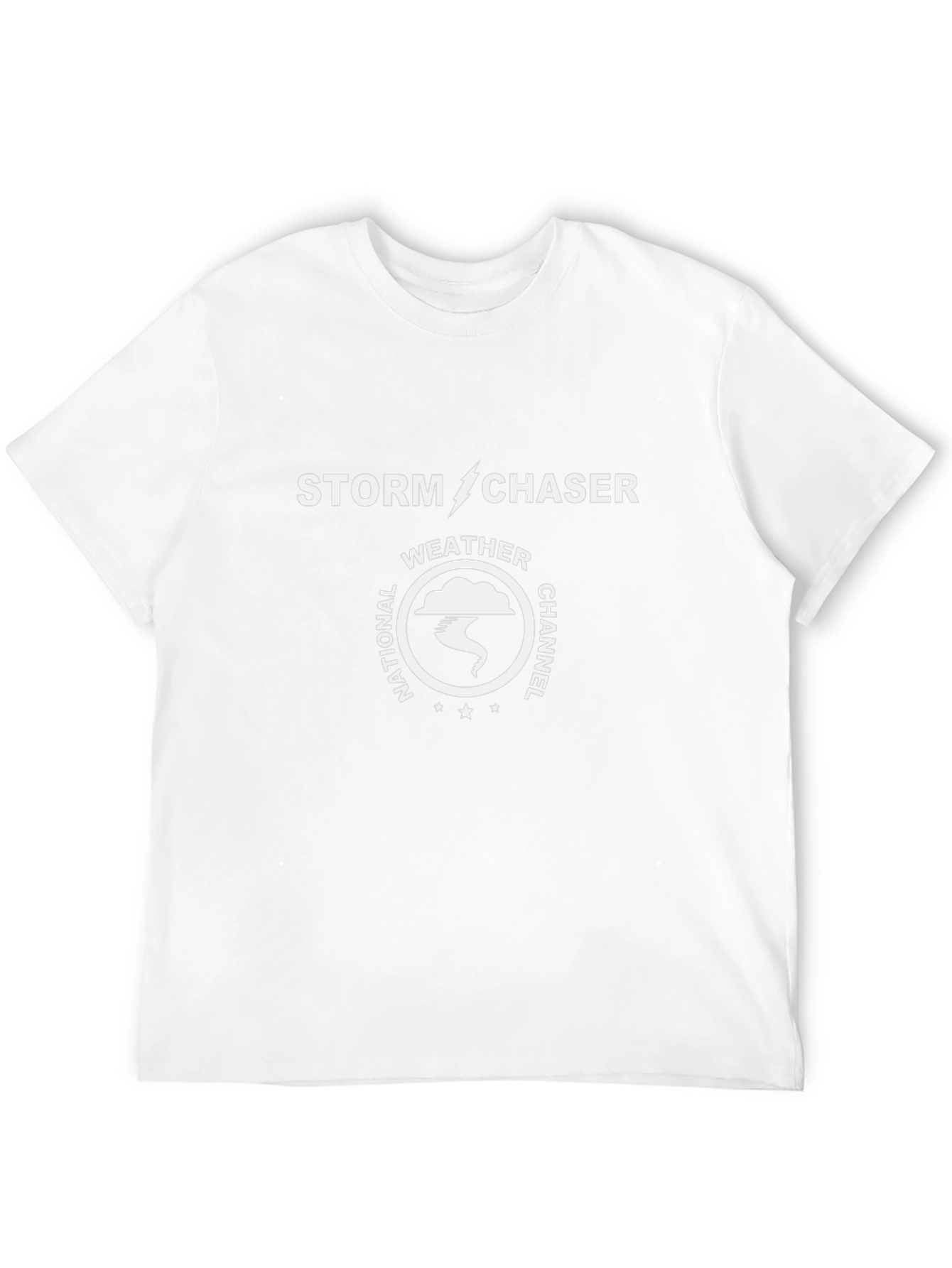 Storm Chaser Weather Channel Black T-Shirt
