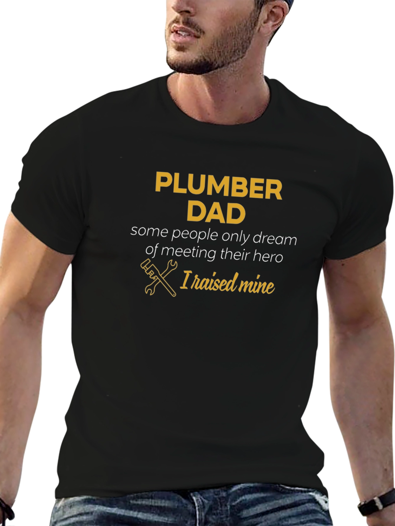 Plumber Dad T-Shirt - Hero Tribute Tee