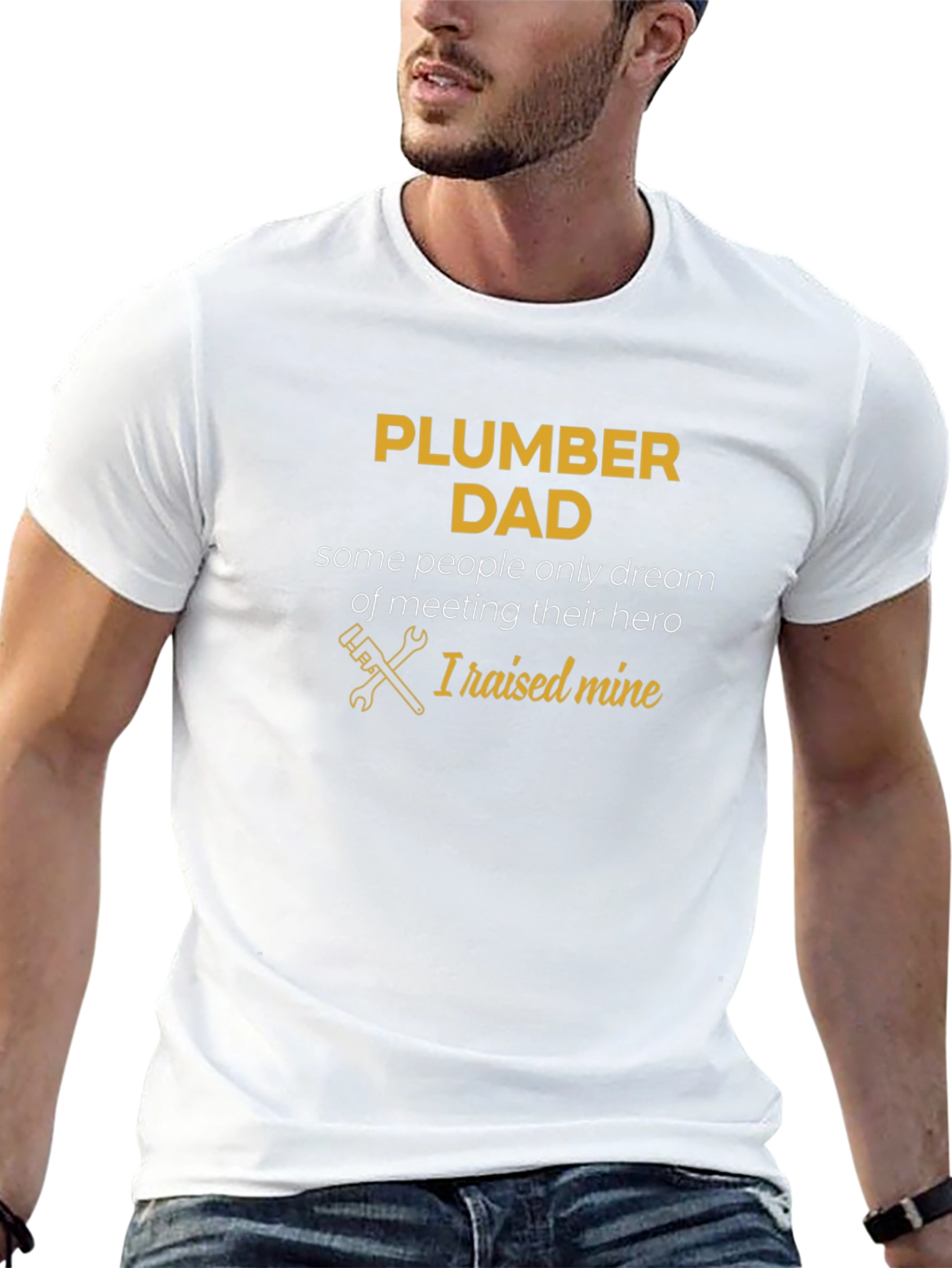 Plumber Dad T-Shirt - Hero Tribute Tee