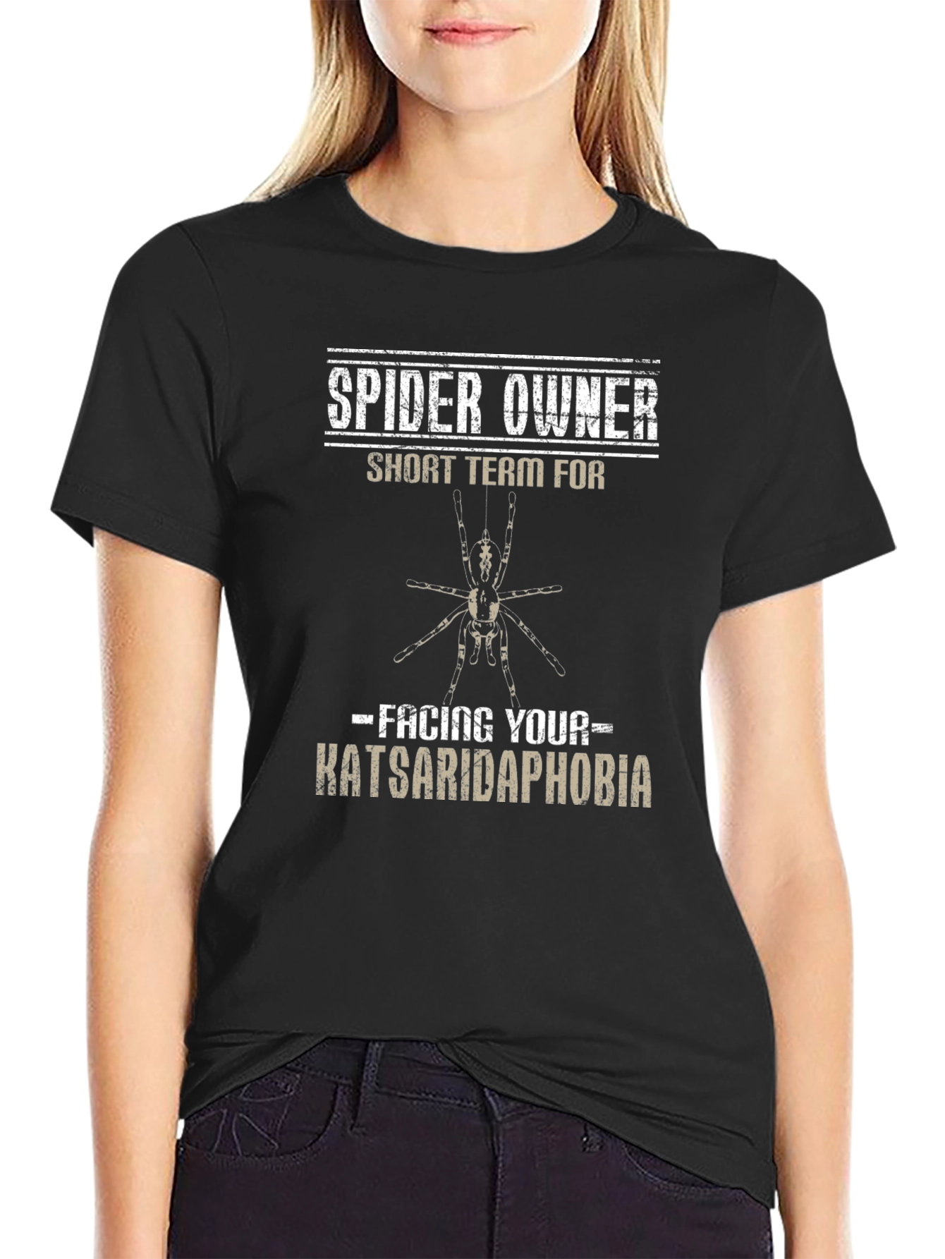 Spider Owner T-Shirt - Facing Katsaridaphobia
