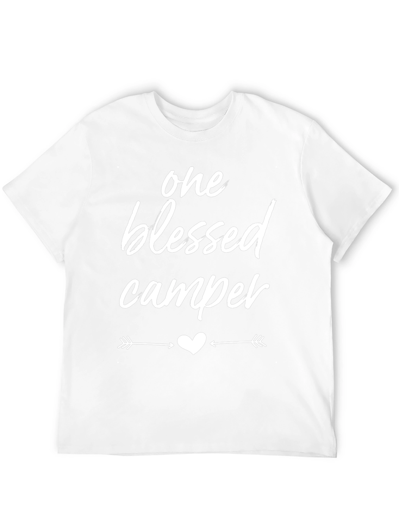 One Blessed Camper Graphic Tee - Black T-Shirt