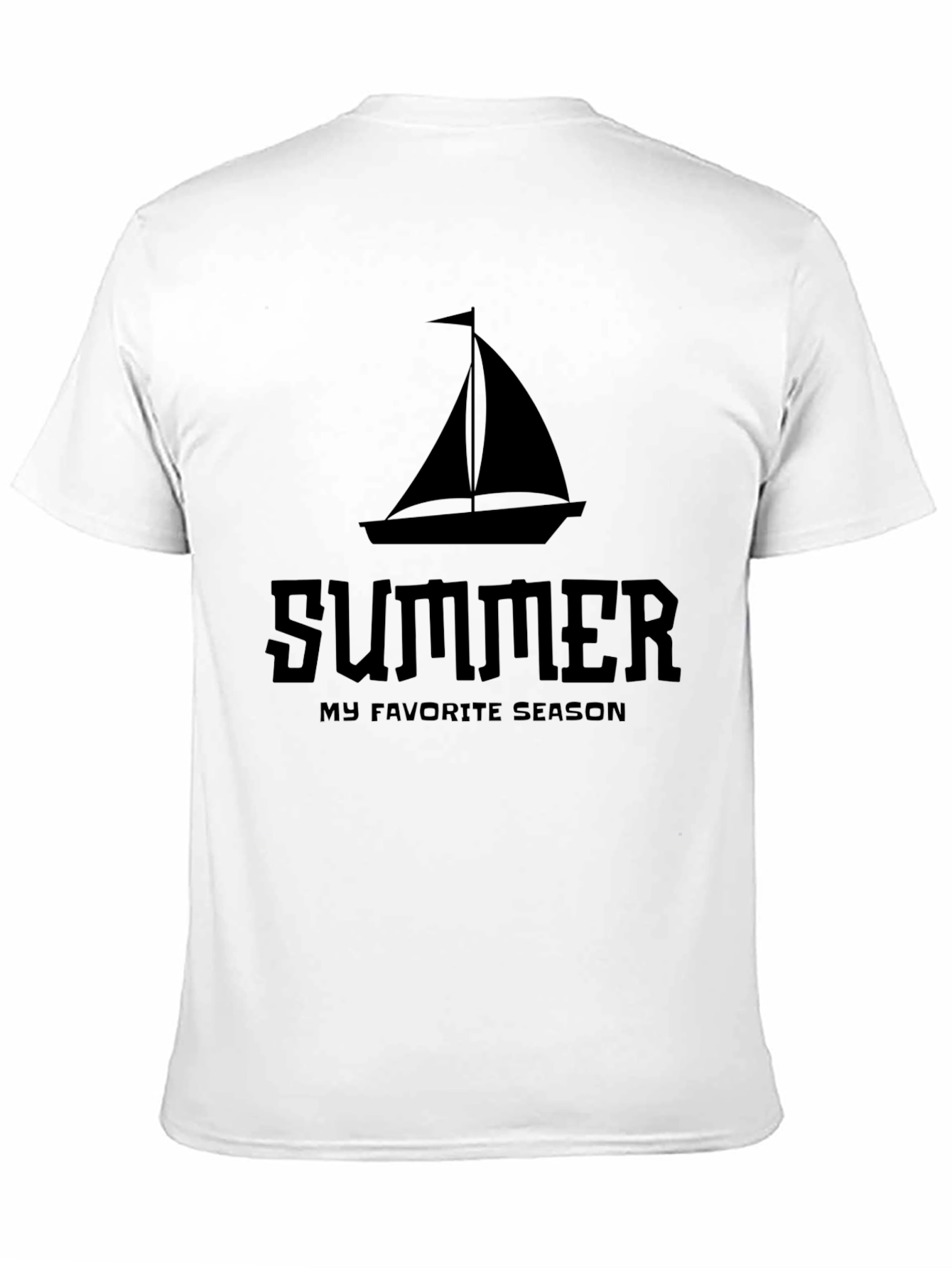 Summer Boat Graphic Tee - My Favorite Season