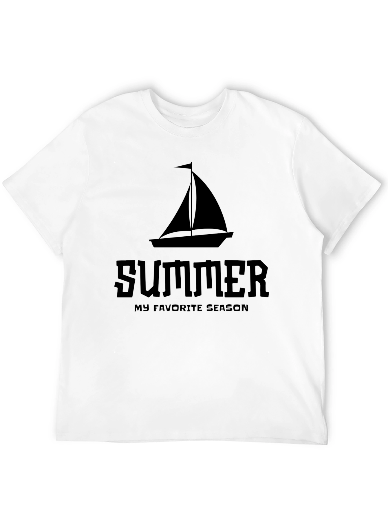 Summer Boat Graphic Tee - My Favorite Season