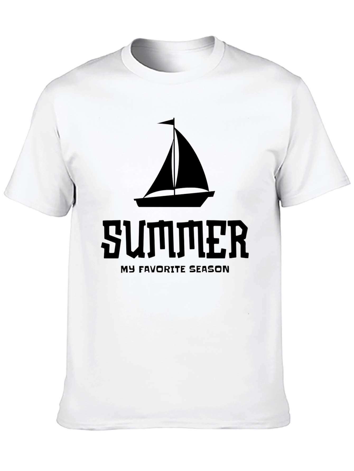 Summer Boat Graphic Tee - My Favorite Season