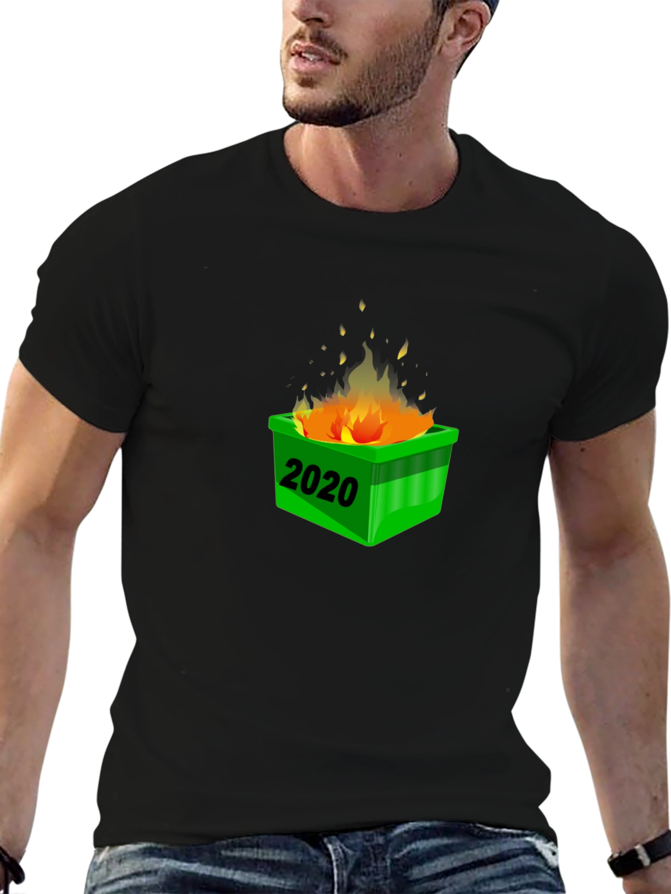 2020 Dumpster Fire T-Shirt - Black