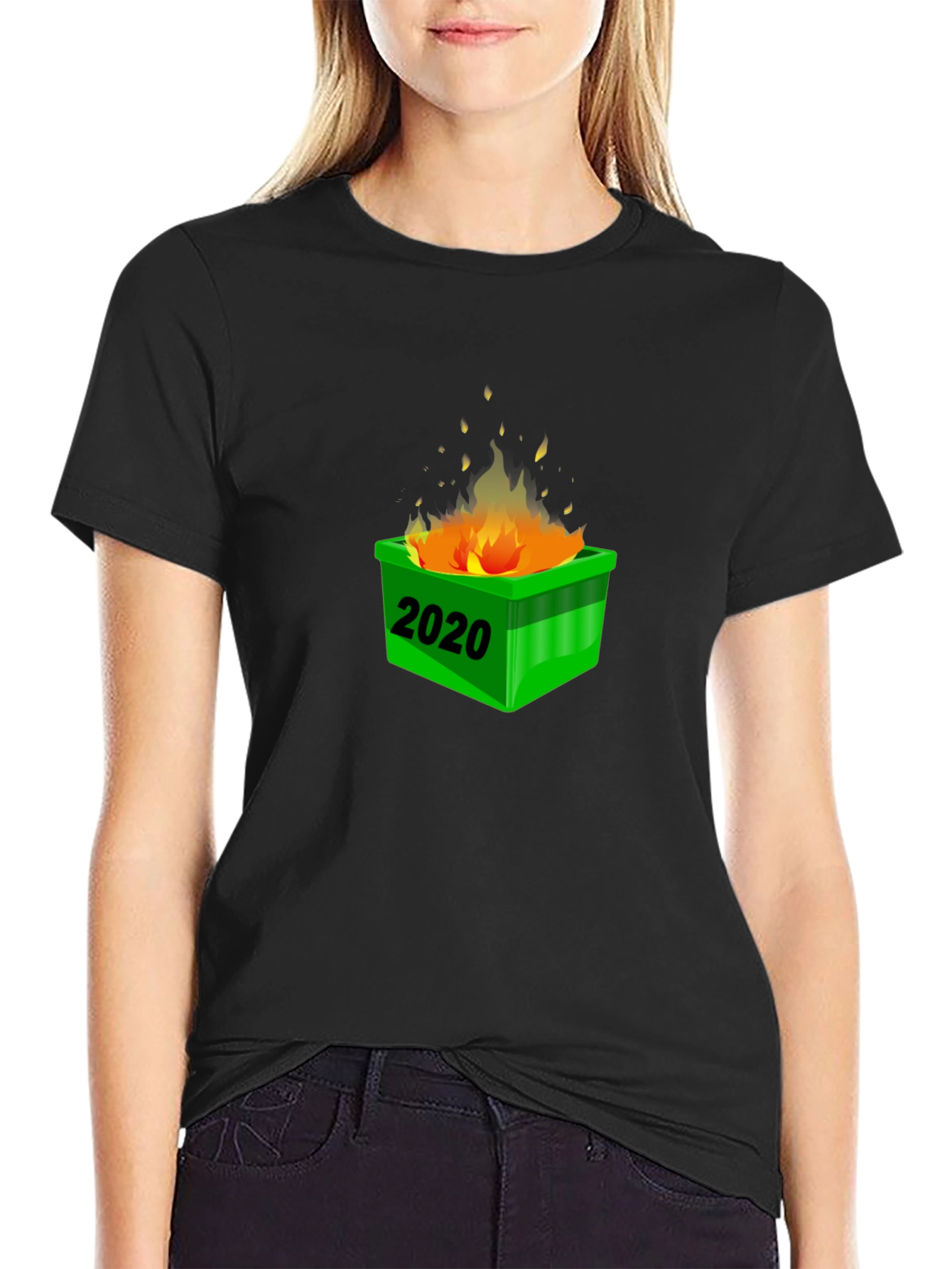 2020 Dumpster Fire T-Shirt - Black