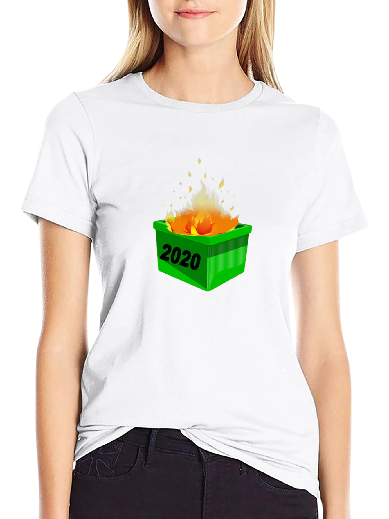 2020 Dumpster Fire T-Shirt - Black