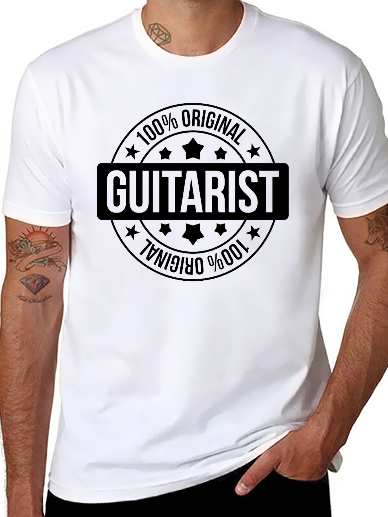 Original Guitarist Black T-Shirt