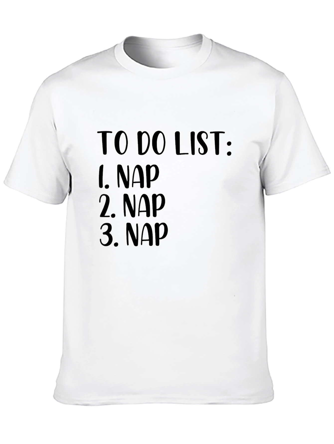 Nap To-Do List Black Graphic Tee