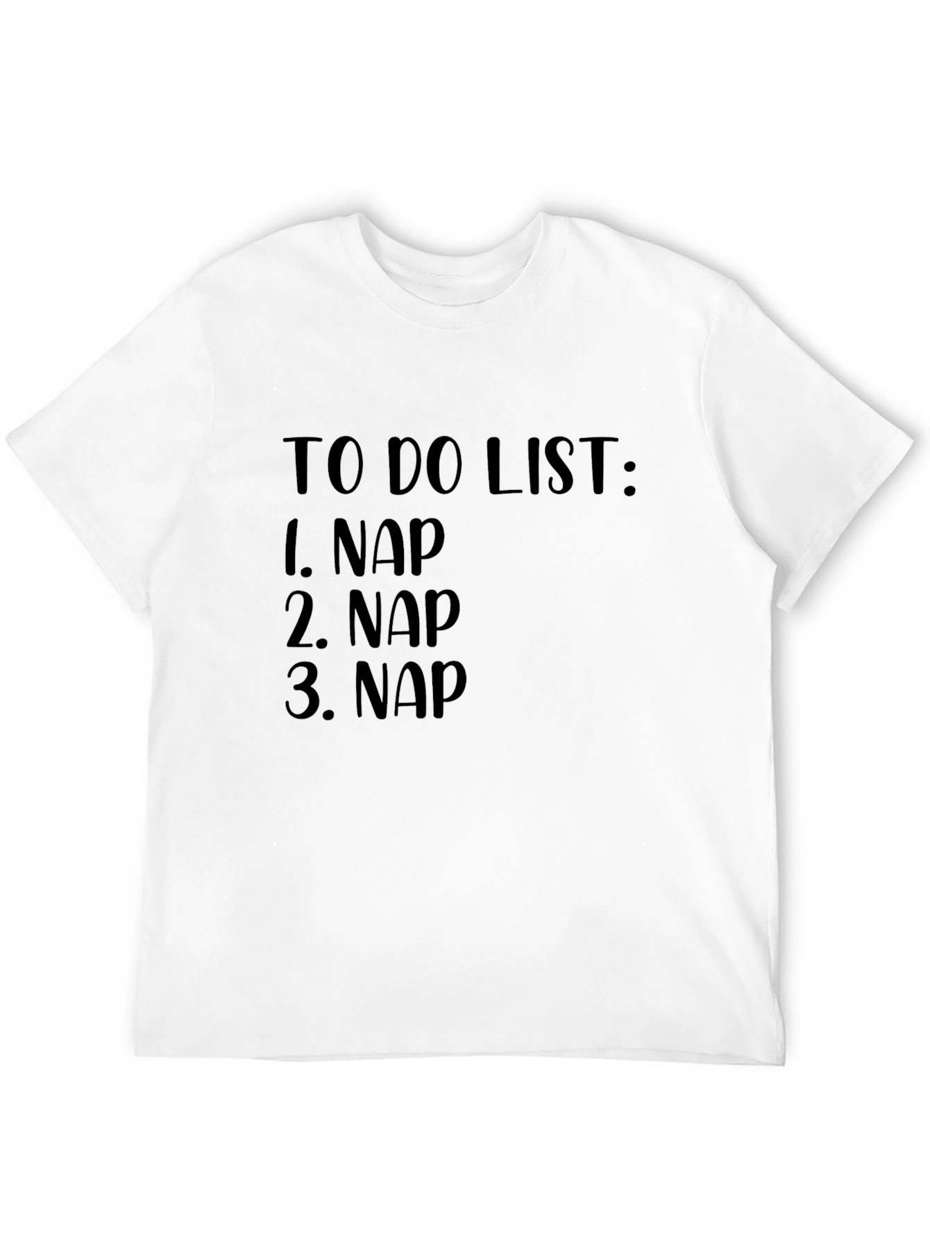 Nap To-Do List Black Graphic Tee