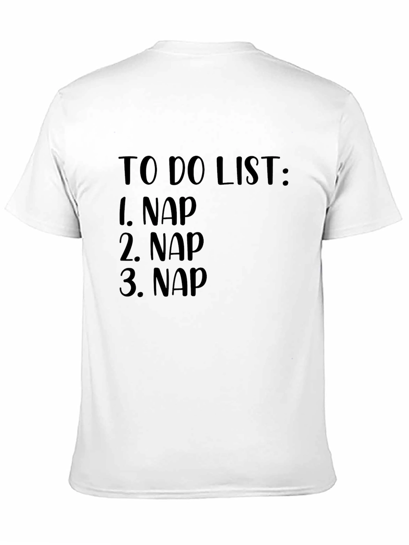 Nap To-Do List Black Graphic Tee