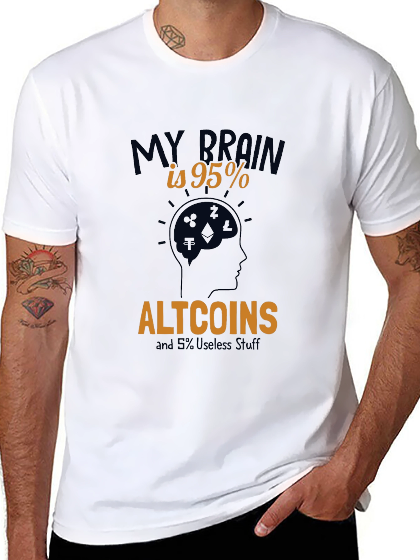 95% Altcoins Funny Crypto T-Shirt