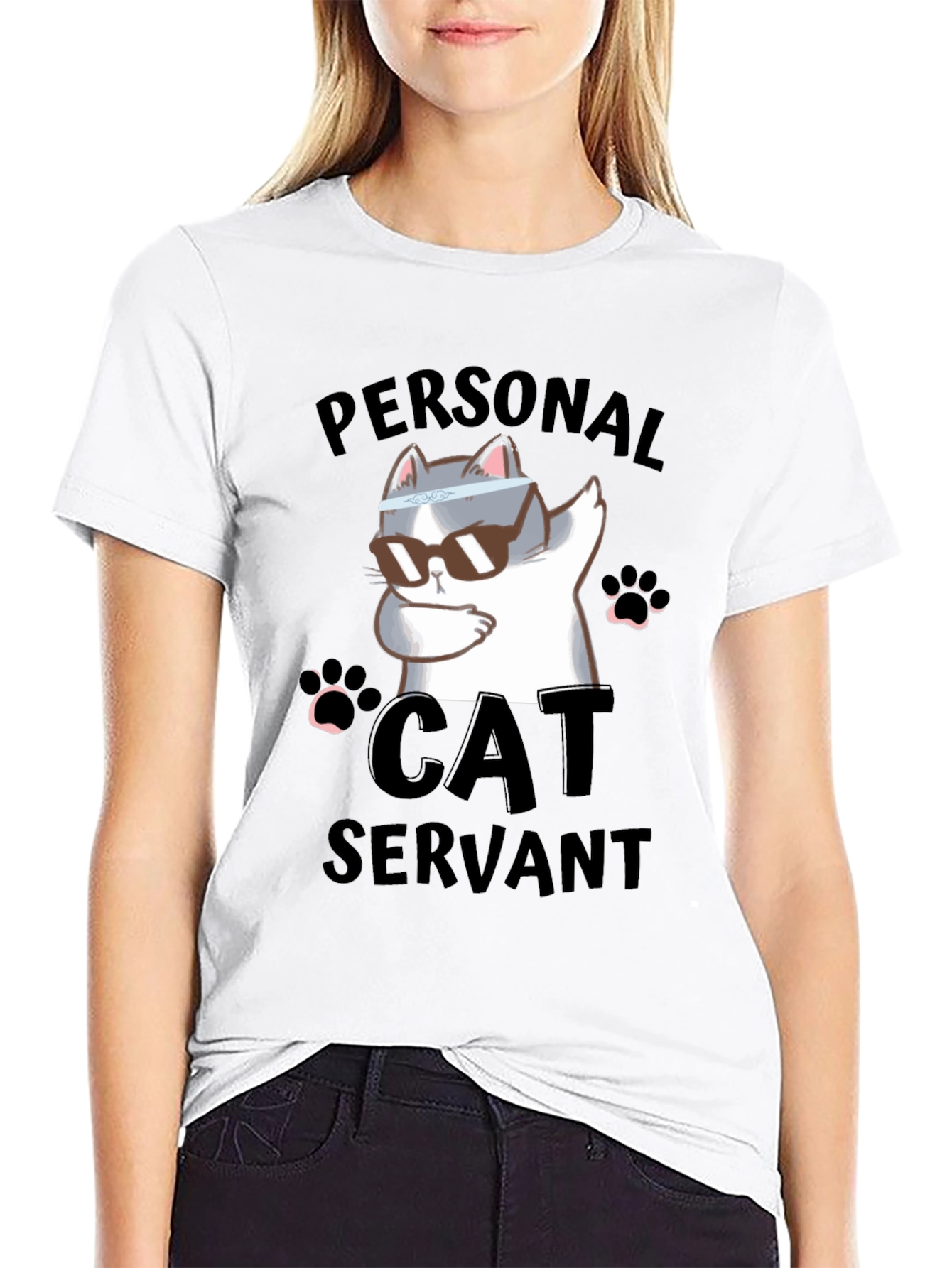Personal Cat Servant Graphic Tee