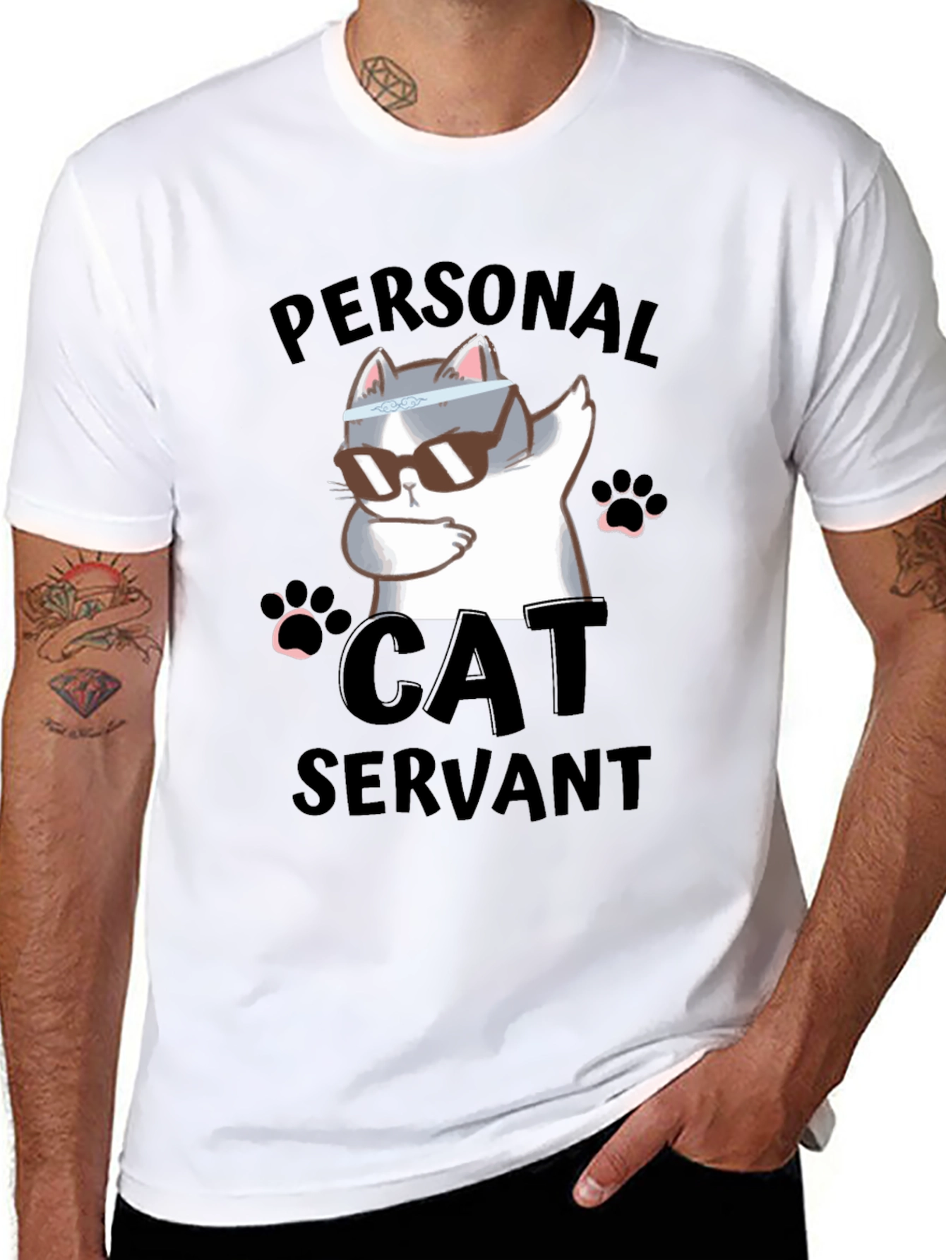 Personal Cat Servant Graphic Tee