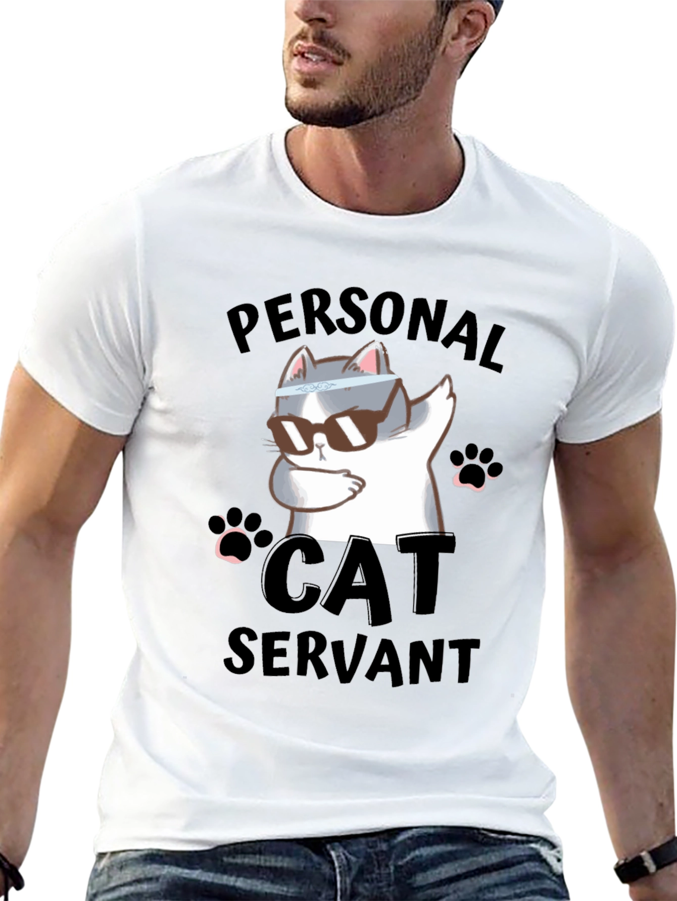 Personal Cat Servant Graphic Tee