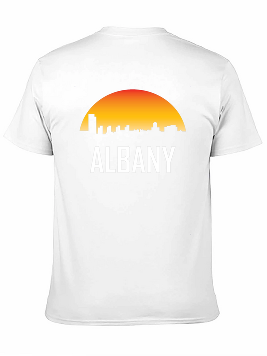 Albany Skyline Sunset T-Shirt